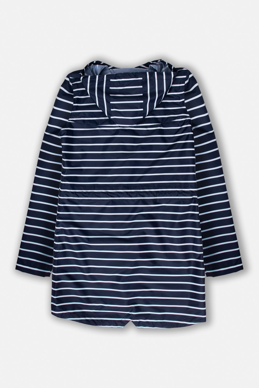 Cara Rain Parka - Navy Stripe - Lighthouse