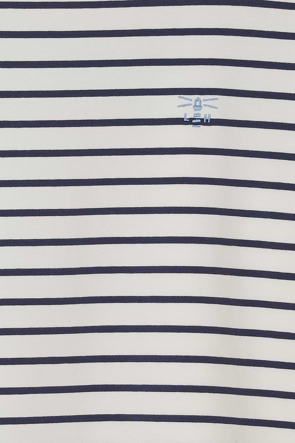 Causeway Breton Top - Cloud Midnight Stripe-Lighthouse