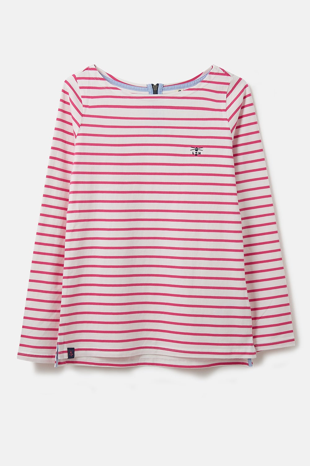 Causeway Breton Top - Scarlet Stripe-Lighthouse
