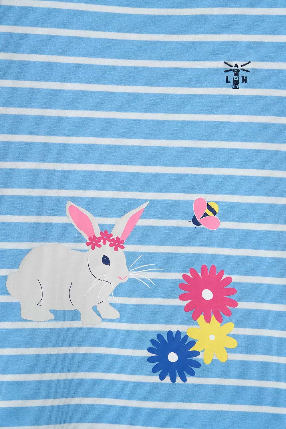 Causeway Short Sleeve - Blue Stripe Bunny-Lighthouse