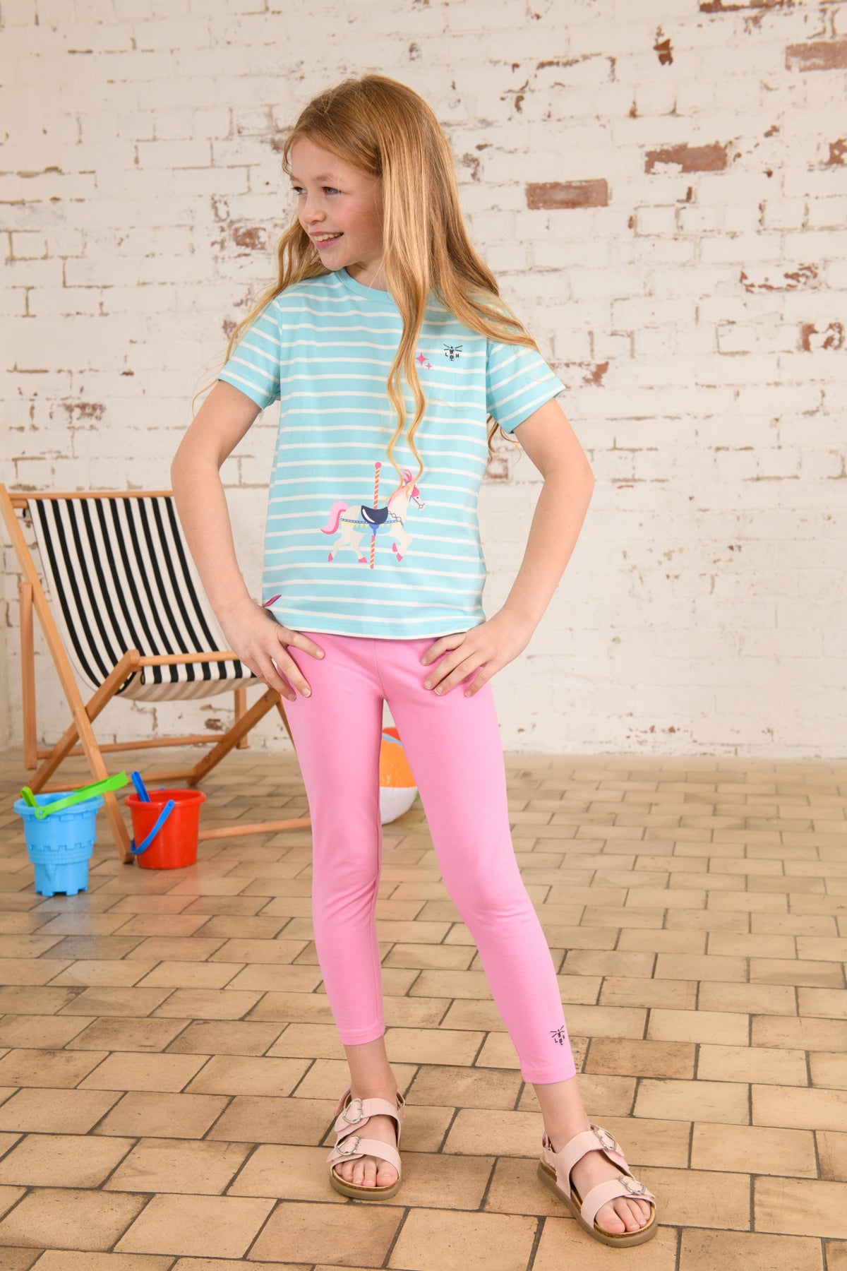 Causeway Short Sleeve - Carousel Print - Lighthouse