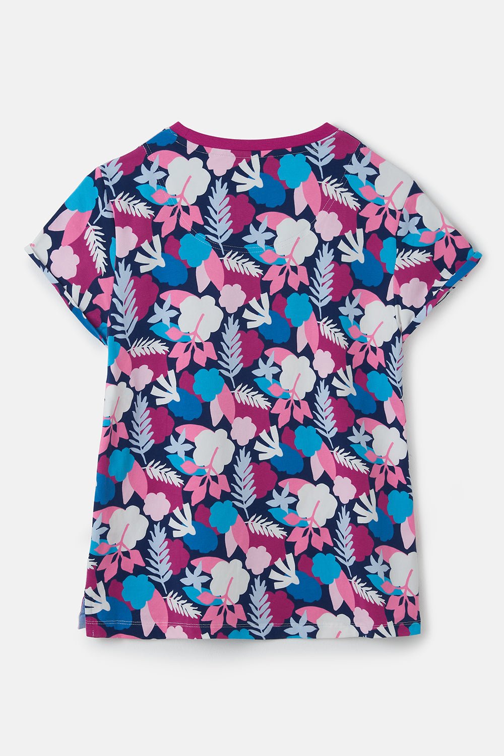 Causeway Tee - Navy Abstract Floral - Lighthouse
