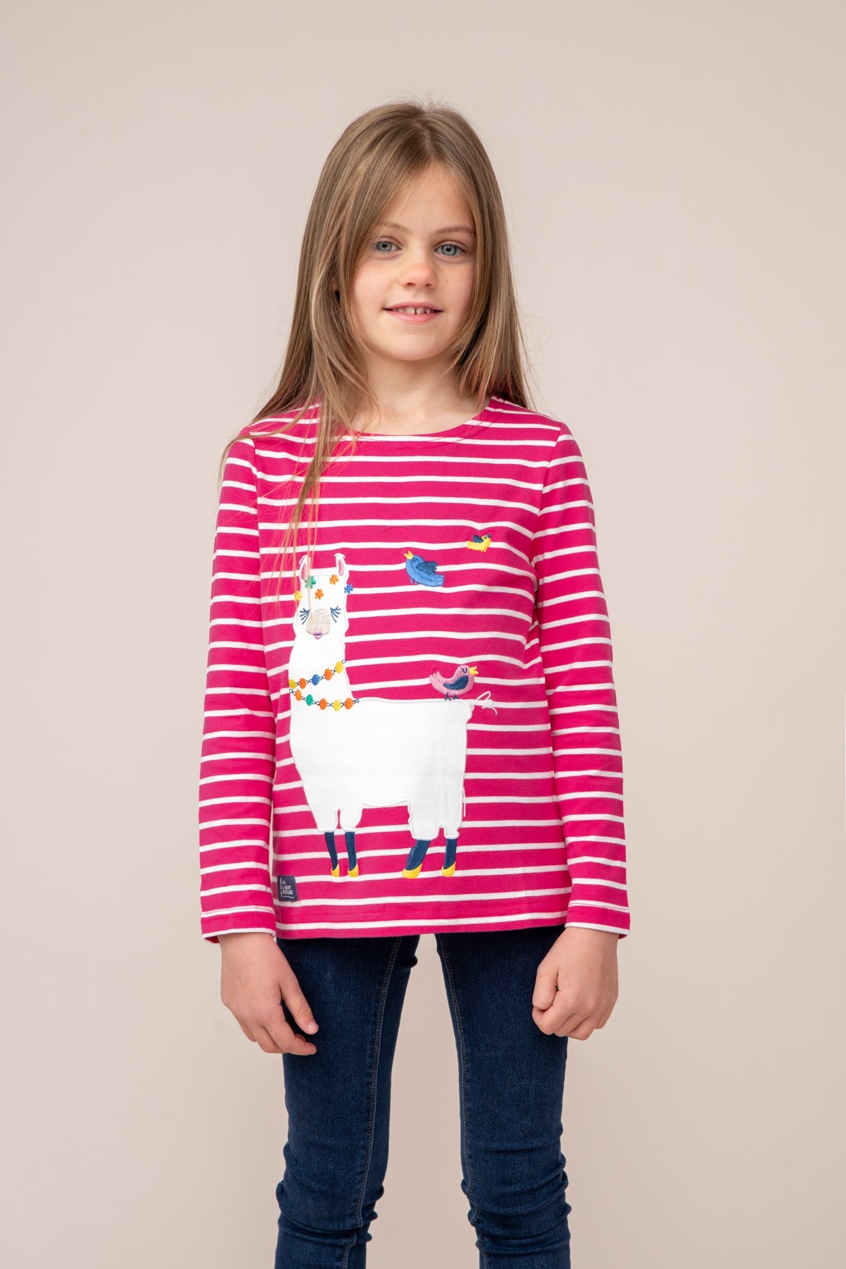 Causeway Top - Llama Appliqué - Lighthouse