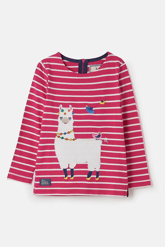 Causeway Top - Llama Appliqué - Lighthouse