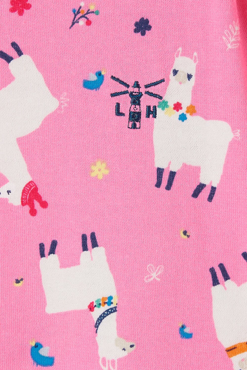 Ellie Dress - Llama Print - Lighthouse