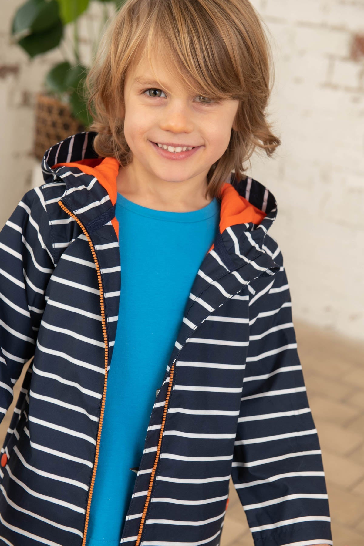 Ethan Jacket - Navy Stripe-Lighthouse