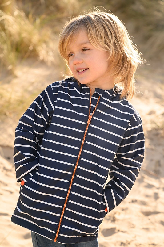 Ethan Jacket - Navy Stripe-Lighthouse