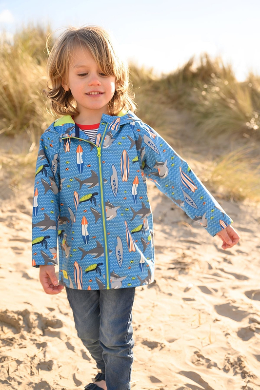 Ethan Jacket - Shark Surf Print-Lighthouse