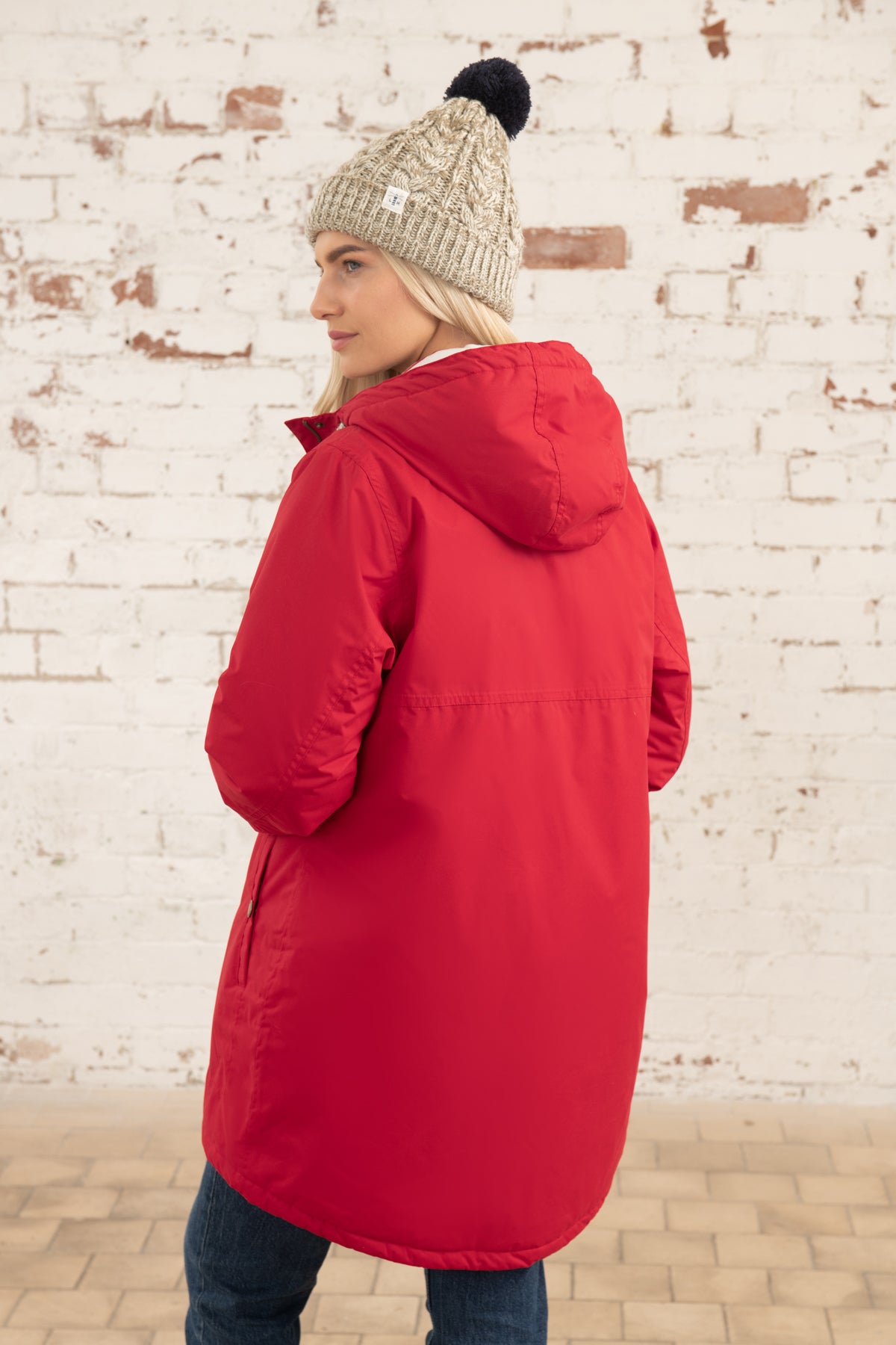 Eva Long Coat - Red-Lighthouse