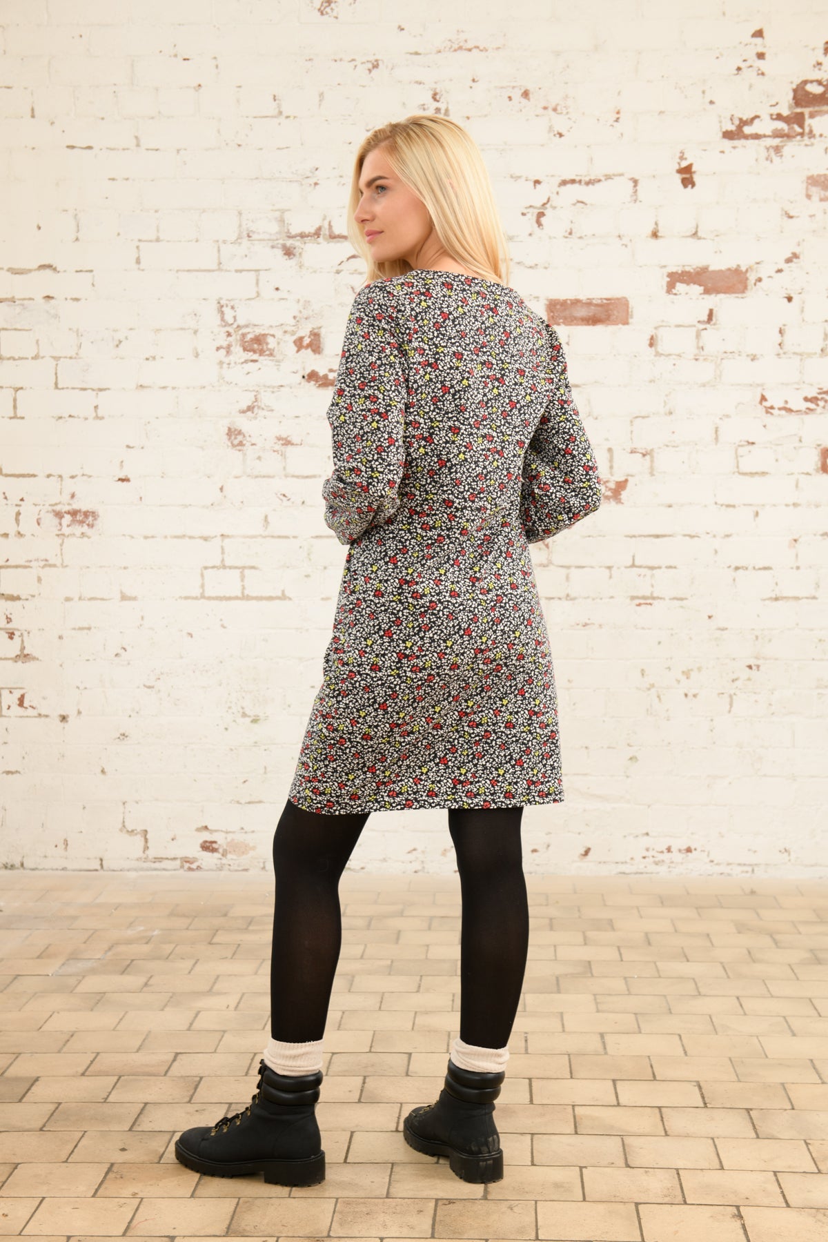 Isla Dress - Red Apple Floral-Lighthouse