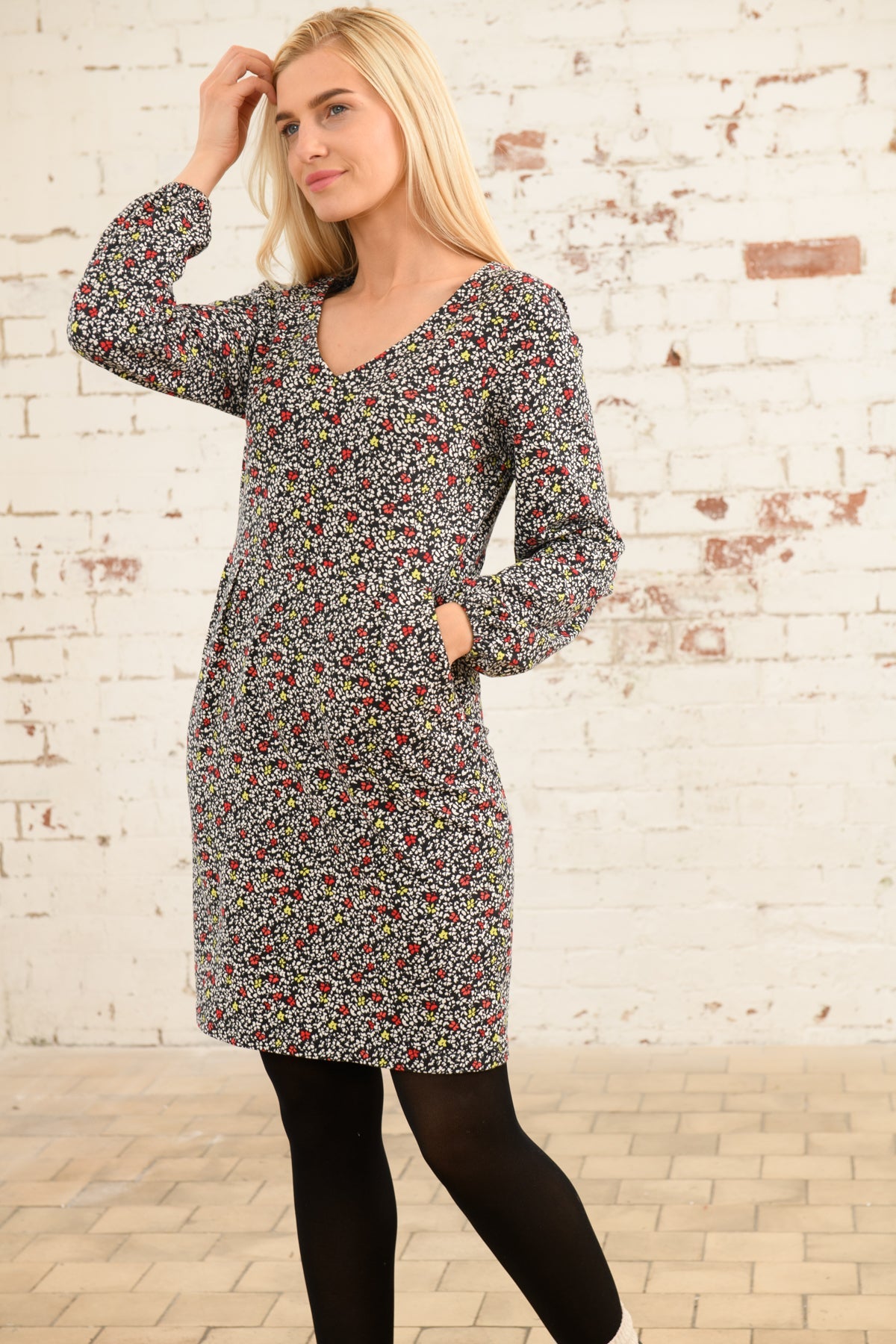 Isla Dress - Red Apple Floral-Lighthouse