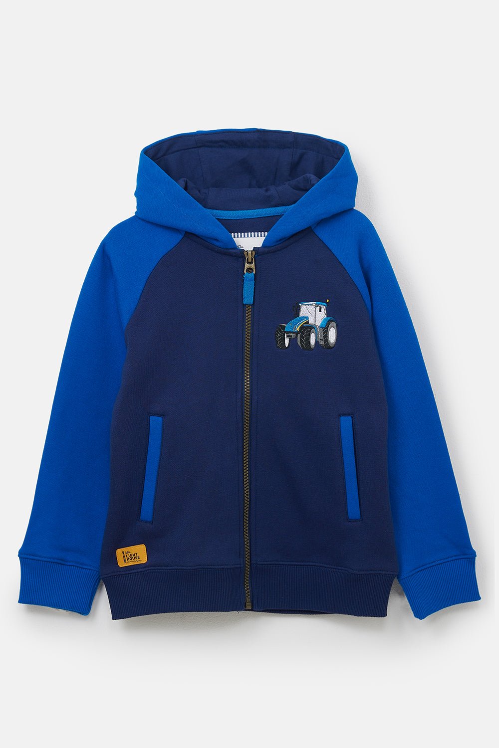 Jackson Full Zip Hoodie - Blue Tractor-Lighthouse