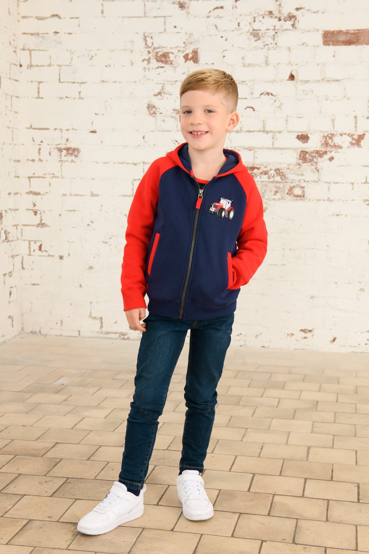 Jackson Full Zip Hoodie - Red Tractor-Lighthouse