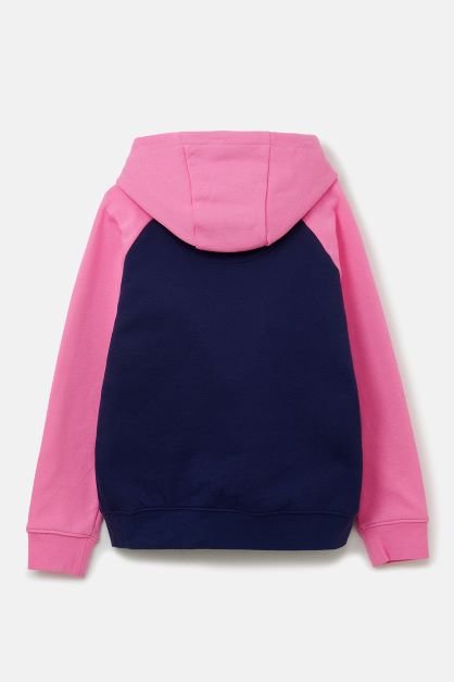 Jill Hoodie - Pink Tractor Appliqué-Lighthouse