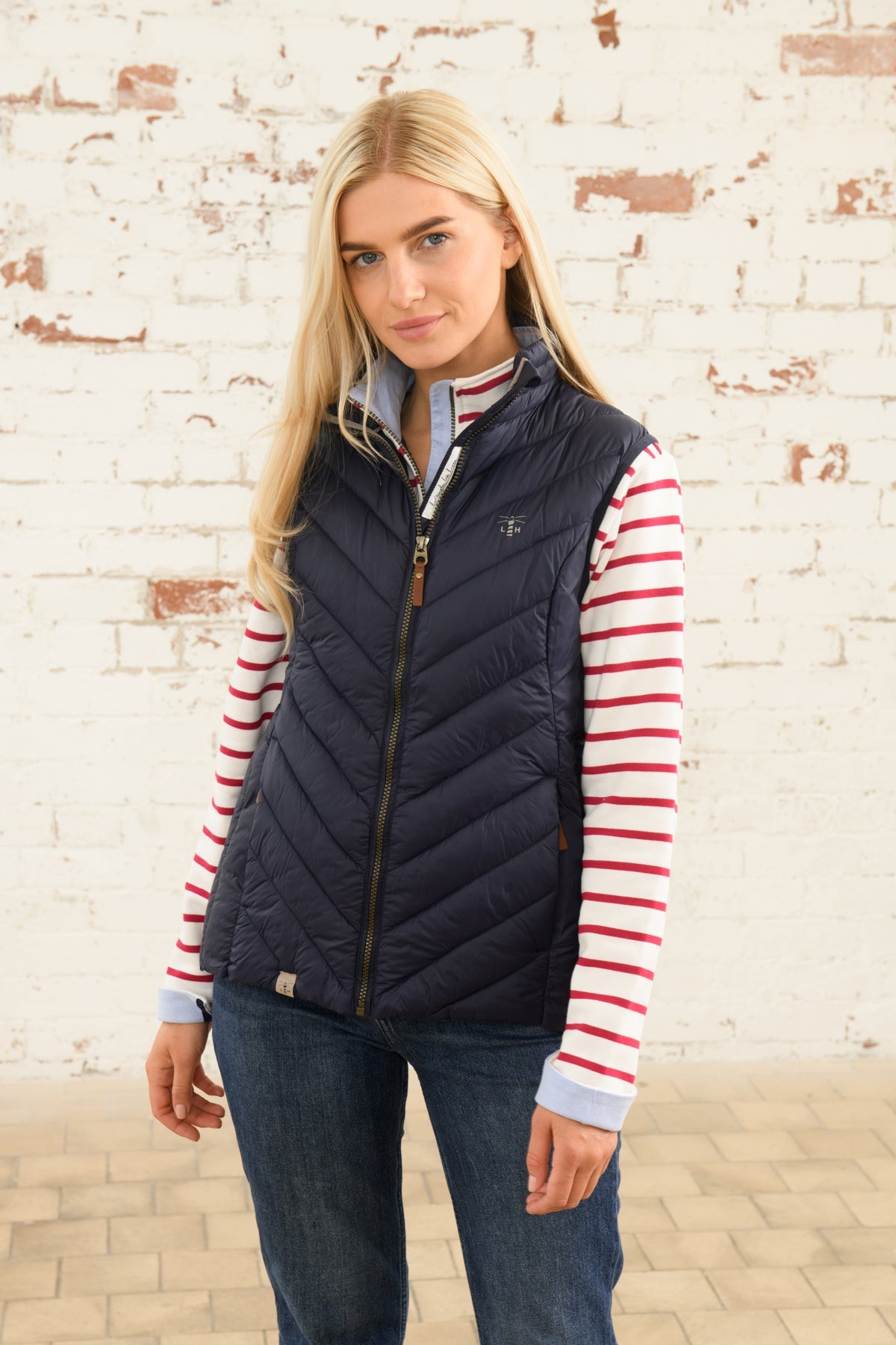 Laurel Gilet - Navy Blue-Lighthouse
