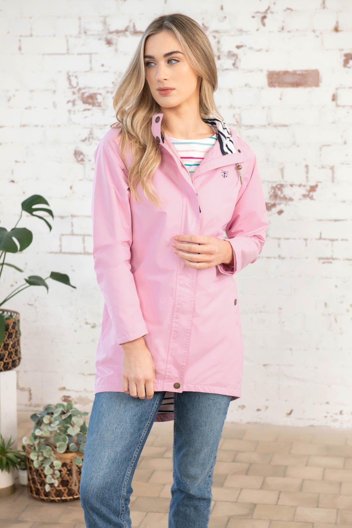 Long Beachcomber Jacket - Pink Lady-Lighthouse