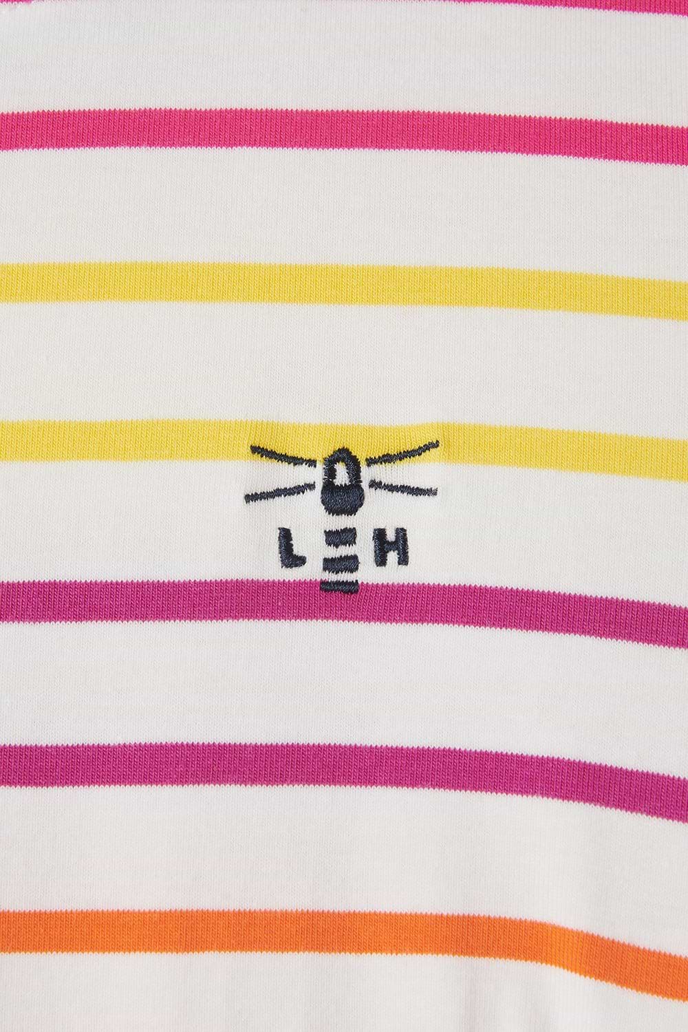 Lyla Dress - Teal Pink Stripe-Lighthouse