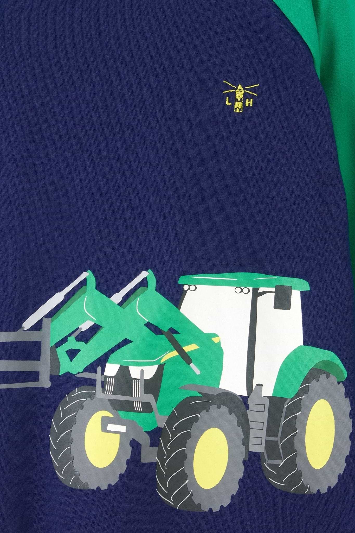 Mason Top - Green Front Loader-Lighthouse