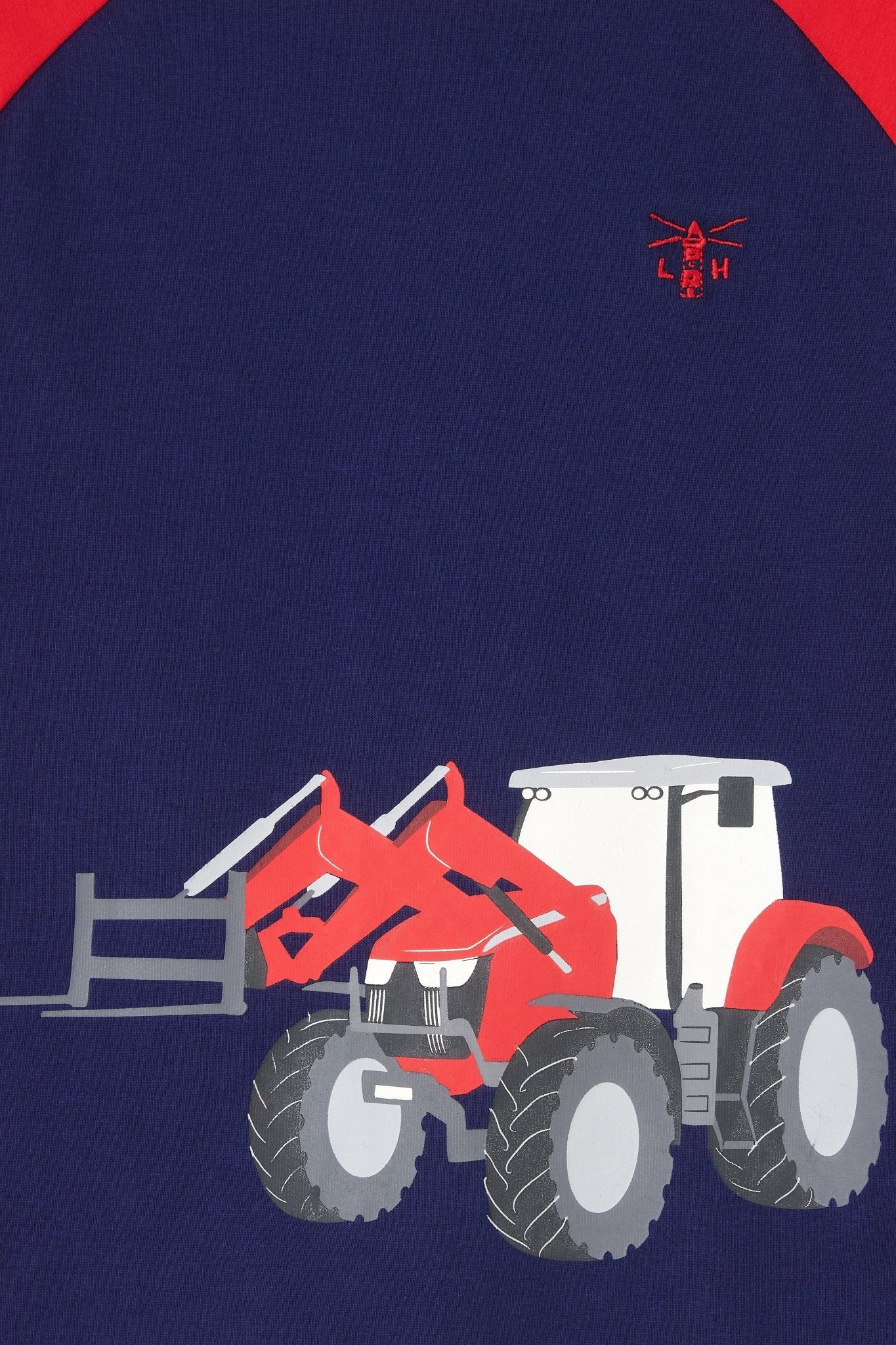Mason Top - Red Front Loader-Lighthouse