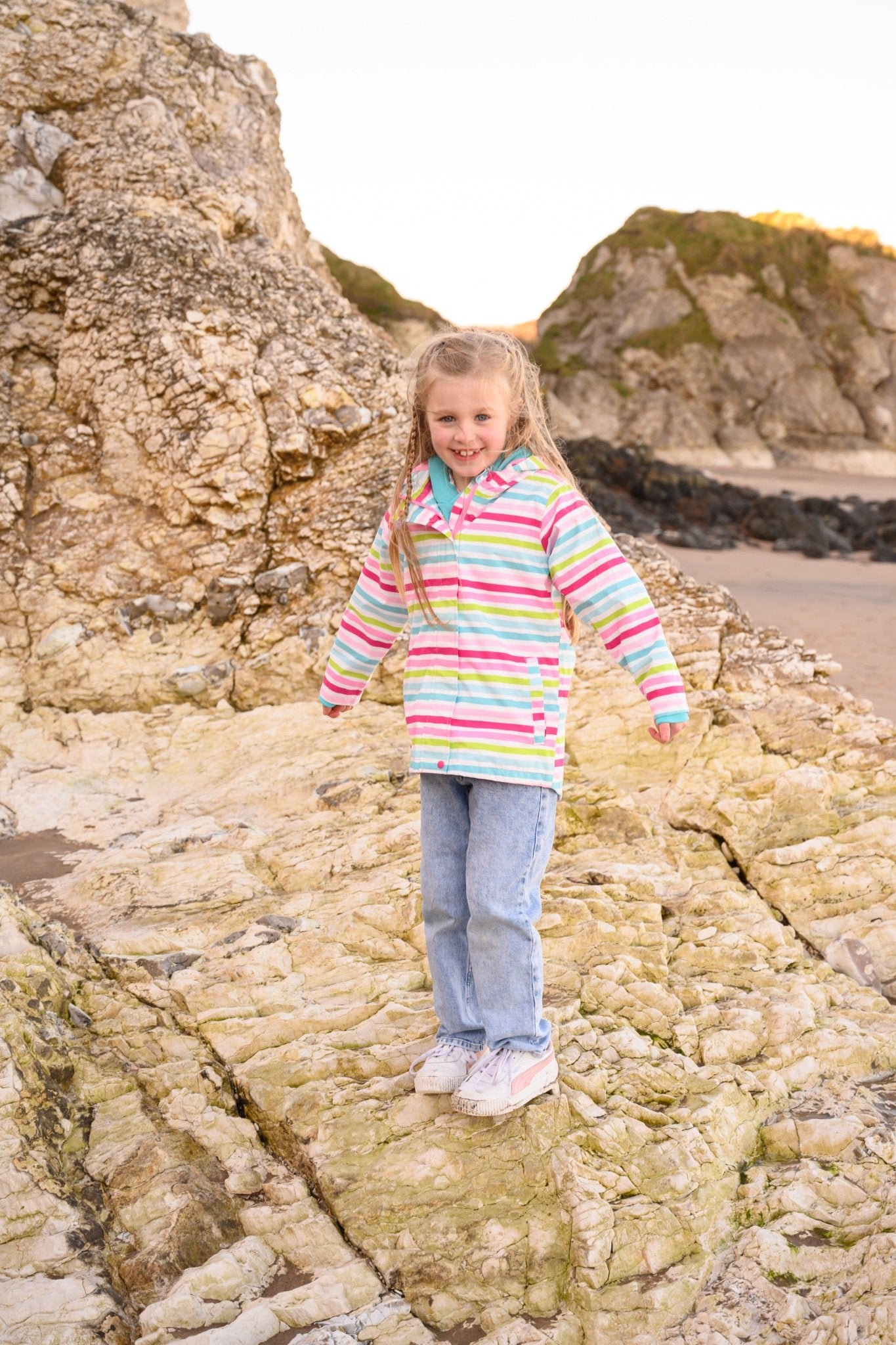 Olivia Jacket - Multi Stripe-Lighthouse