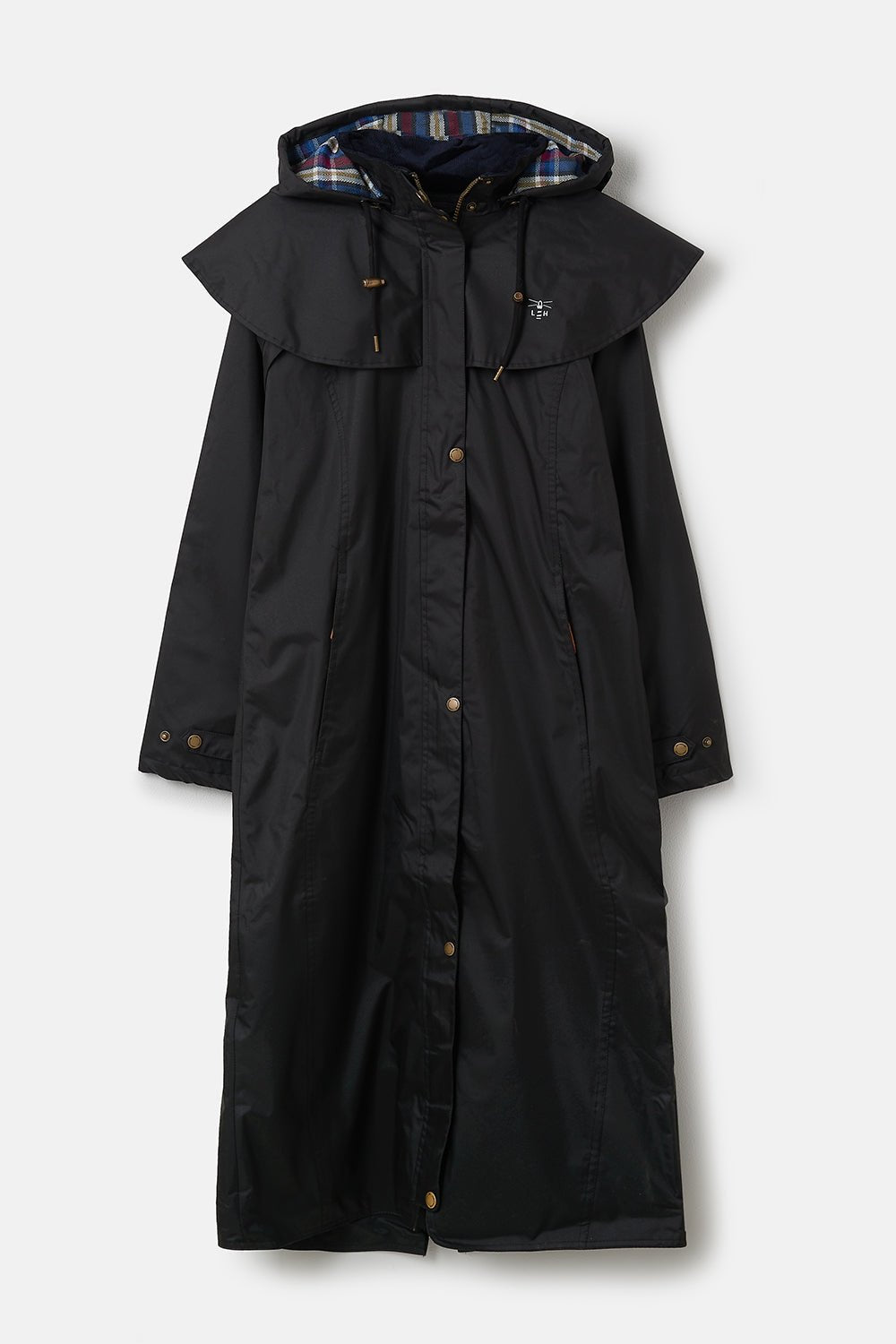 Outback Full Length Waterproof Raincoat - Black-Lighthouse