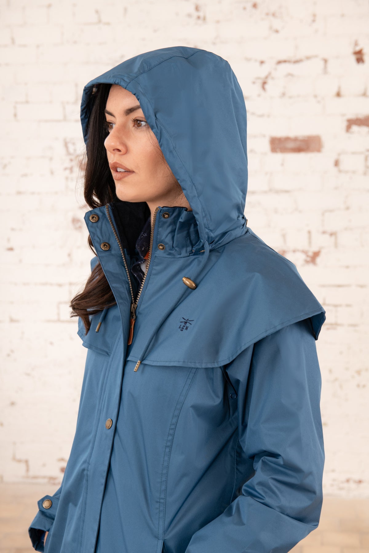Outback Full Length Waterproof Raincoat - Deep Sea-Lighthouse