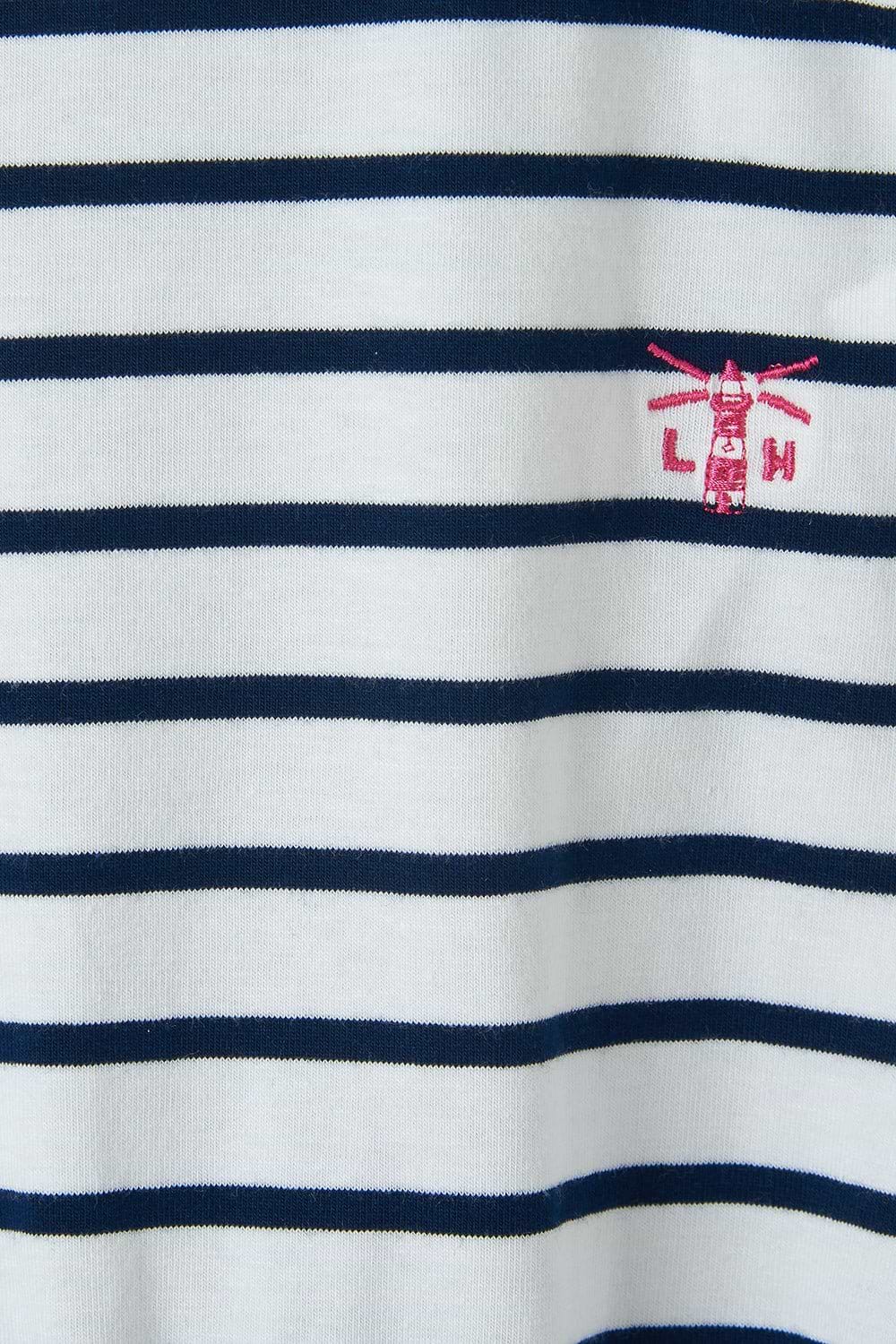 Penelope Playsuit - Cloud Stripe-Lighthouse