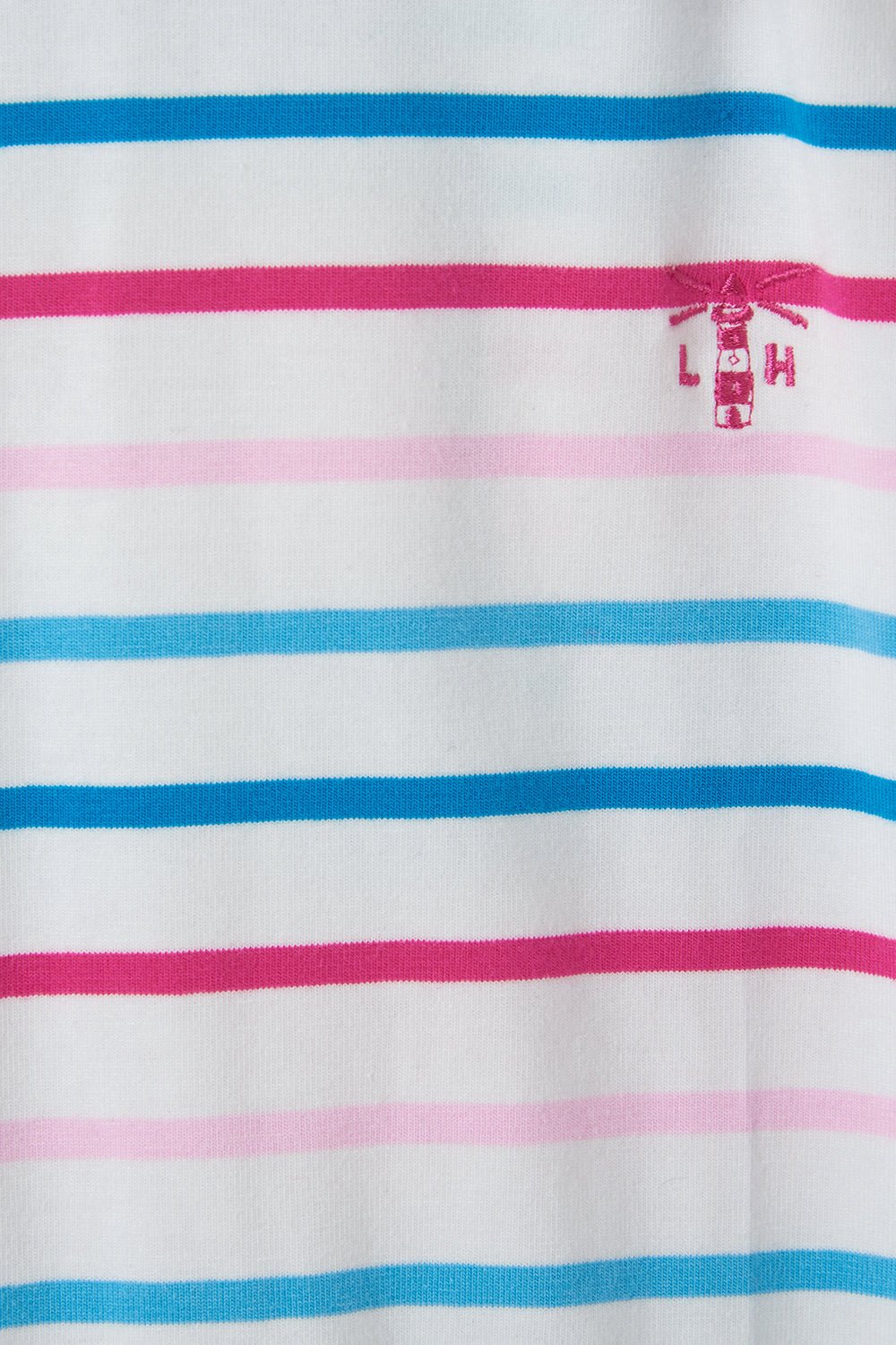 Penelope Playsuit - Teal Pink Stripe-Lighthouse