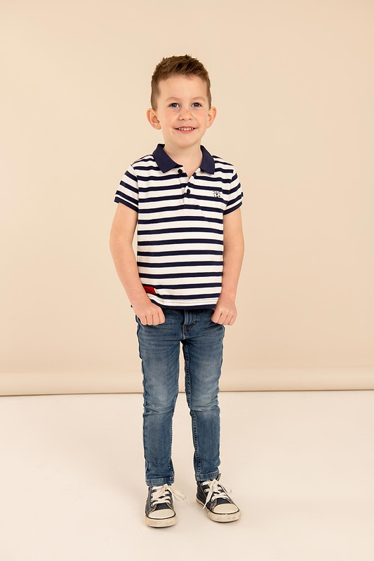Pier Short Sleeve - Eclipse Stripe - Lighthouse