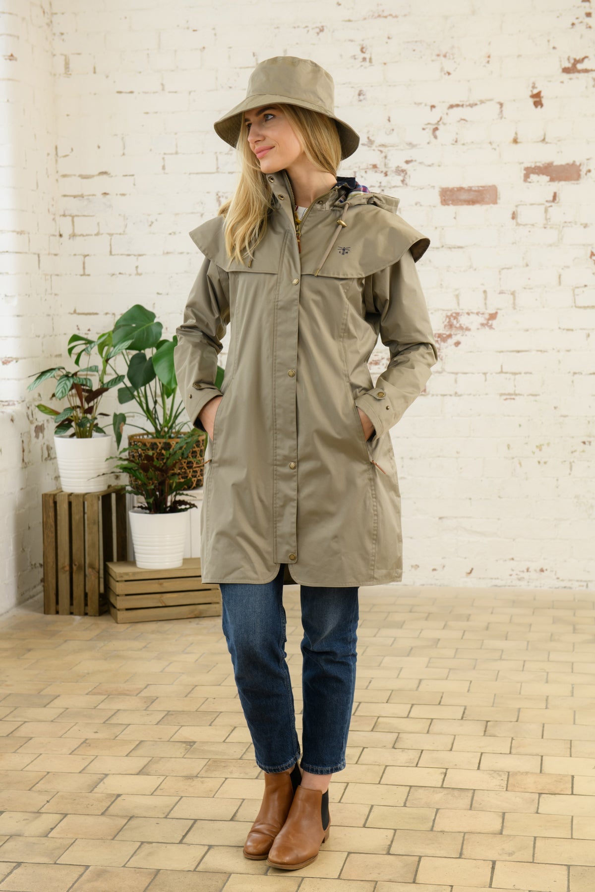 Storm Rain Hat - Fawn-Lighthouse