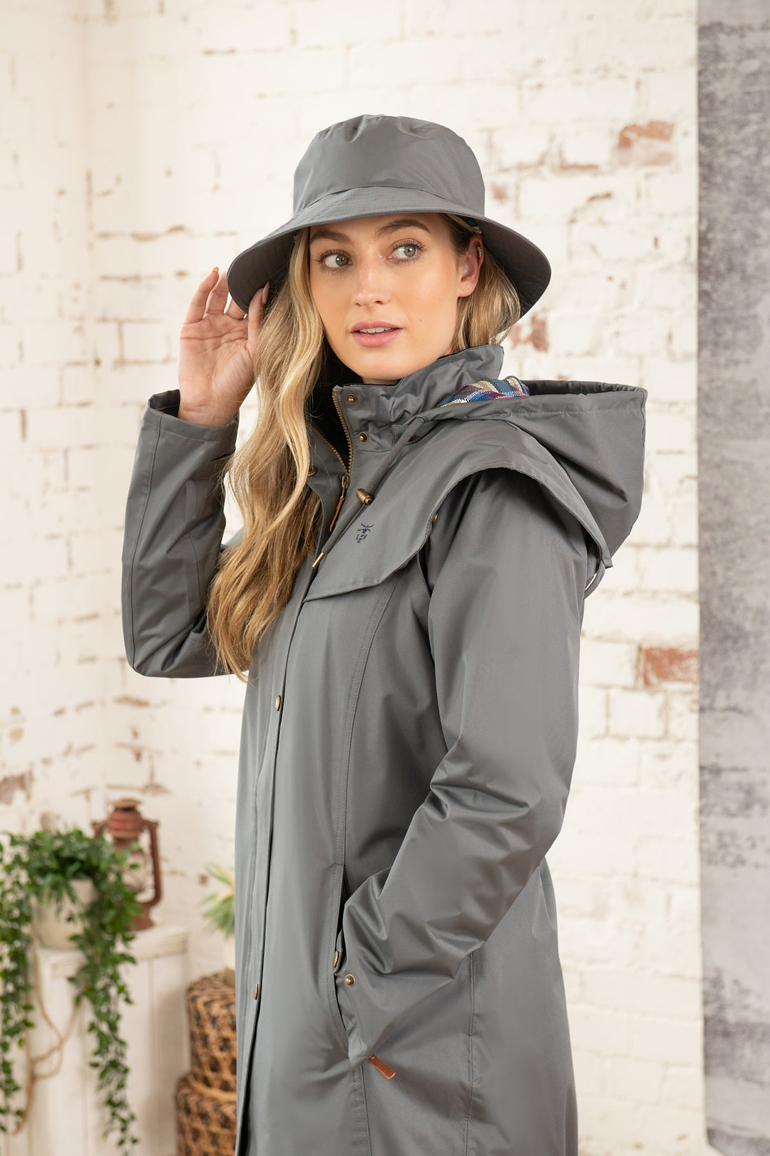 Storm Women's Waterproof Rain Hat - Urban Grey | Lighthouse