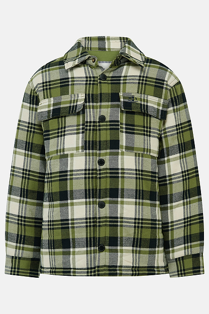 Hugo Overshirt - Soft Lime Cream Check