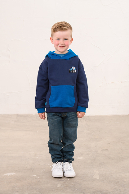 Jasper Hoodie - Blue Tractor