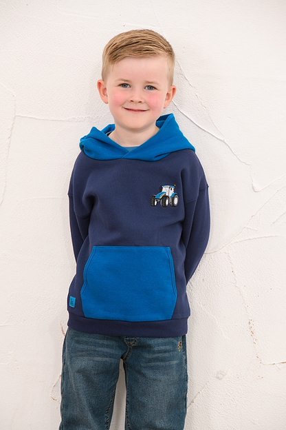 Jasper Hoodie - Blue Tractor