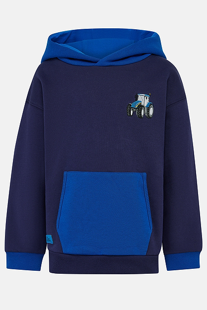 Jasper Hoodie - Blue Tractor