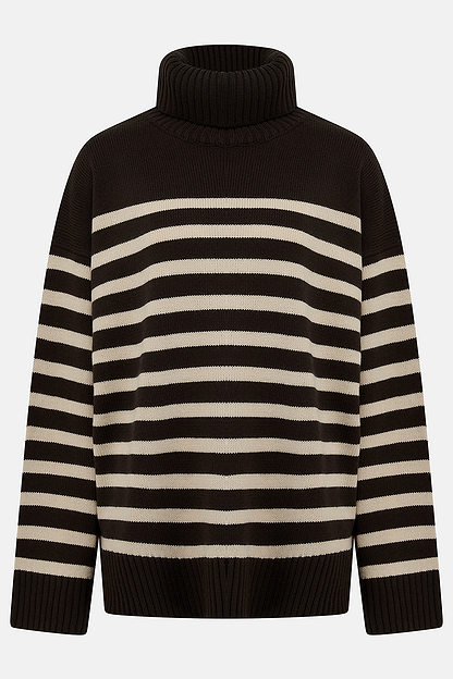 Luisa Jumper - Cocoa Cream Stripe
