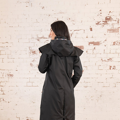 Outback Full Length Waterproof Raincoat - Black-Lighthouse