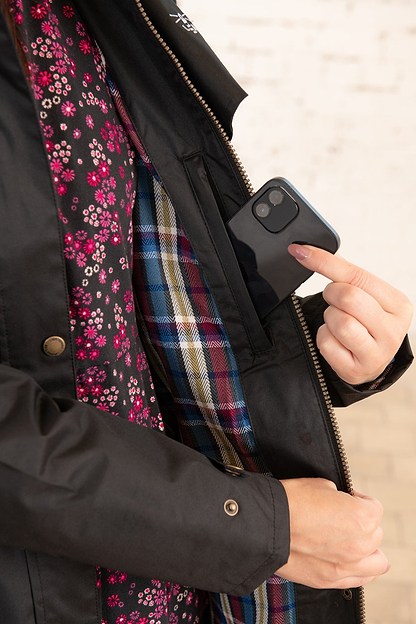 Outback Full Length Waterproof Raincoat - Black-Lighthouse