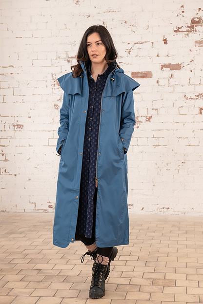 Outback Full Length Waterproof Raincoat - Deep Sea-Lighthouse