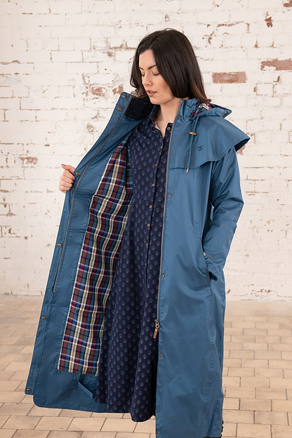 Outback Full Length Waterproof Raincoat - Deep Sea-Lighthouse
