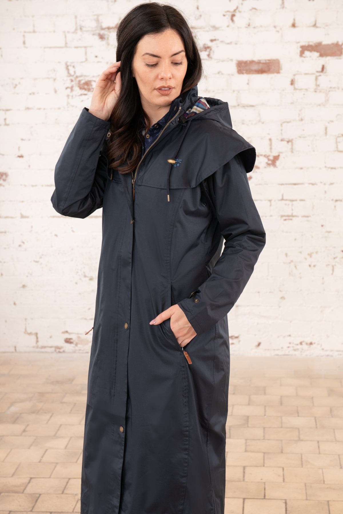Outback Full Length Waterproof Raincoat - Nightshade-Lighthouse