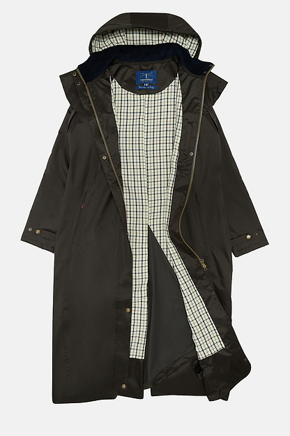 Outback Full Length Waterproof Raincoat - Chocolate