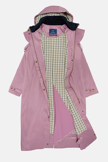 Outback Full Length Waterproof Raincoat - Wild Rose