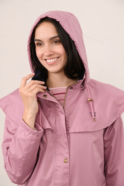 Outback Full Length Waterproof Raincoat - Wild Rose