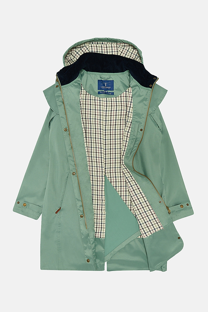 Outrider 3/4 Length Waterproof Raincoat - Sage