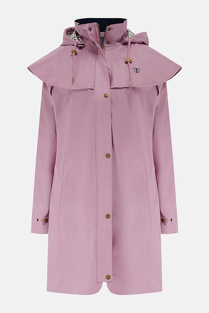 Outrider 3/4 Length Waterproof Raincoat - Wild Rose