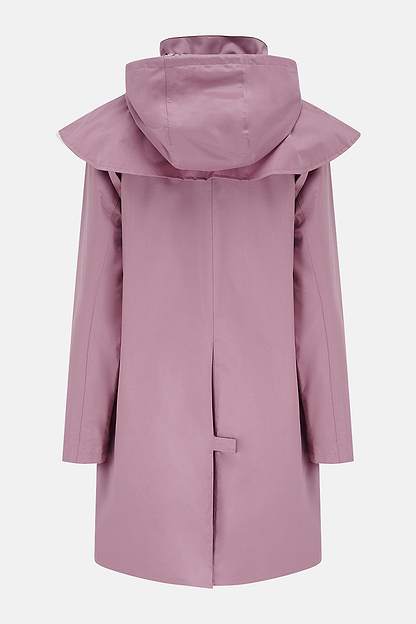 Outrider 3/4 Length Waterproof Raincoat - Wild Rose