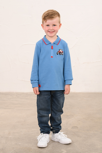 Pier Long Sleeve Top - Red Tractor