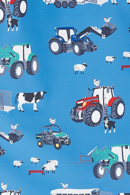 Alex Gilet - Blue Farm Print - Lighthouse