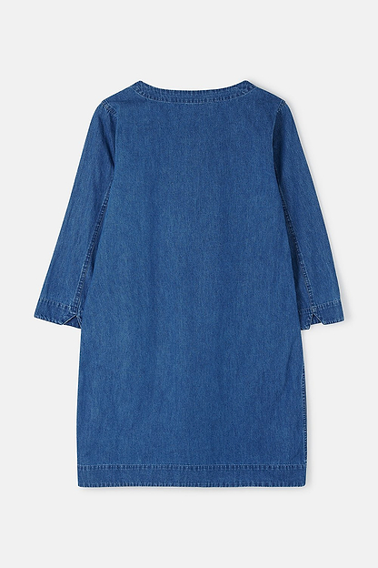 Anna Dress - Washed Denim - Lighthouse
